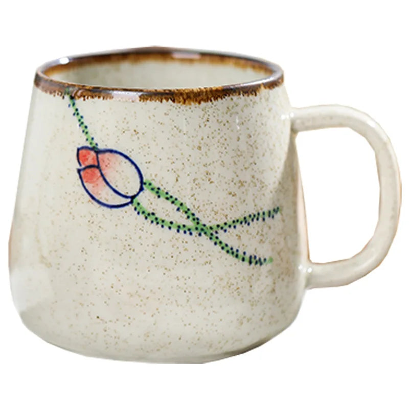 Caneca Artesanal Oriental Cerâmica com Tampa Casa Trezz