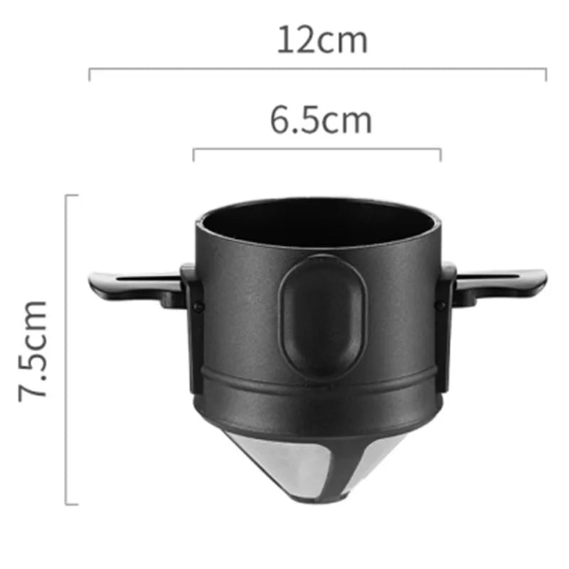 Conjunto Filtro e Caneca ou Copo Térmico em Aço Inox | Café e Chá com Casa Trezz
