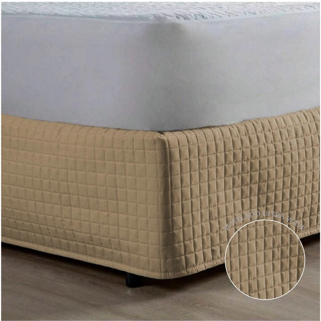 Saia Cama Box Matelada 200 Fios | Acabamento Sofisticado para Cama Solteiro, Casal, Queen e King | Casa Trezz