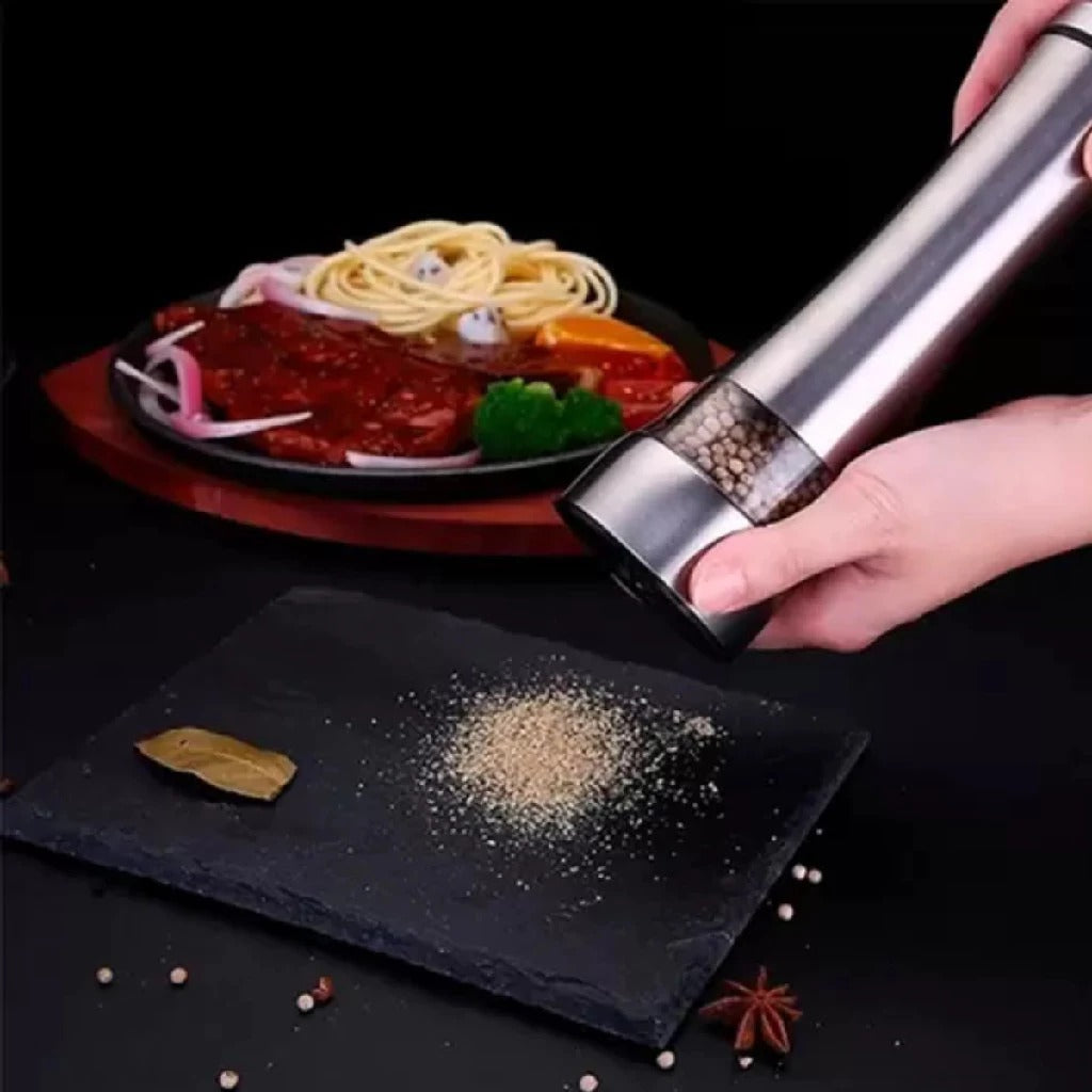 Moedor Manual para Sal e Pimenta |Aço Inox e Acrílico | Cozinha com Casa Trezz