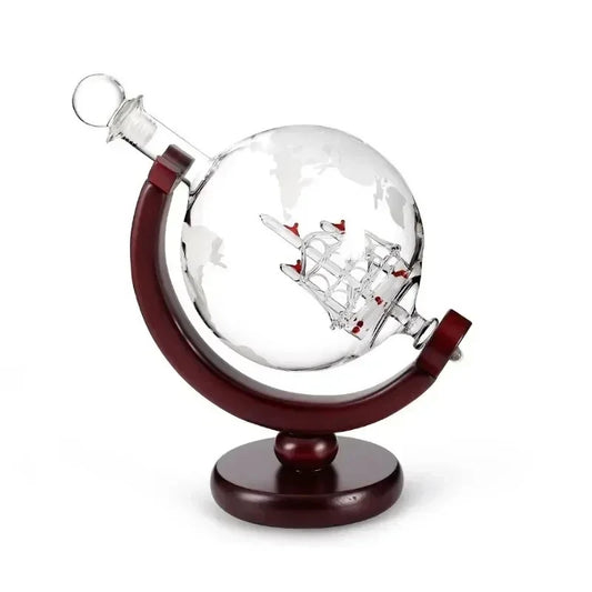 Conjunto de Decantador Globo para Whisky e Vinho | Bar e Coquetel com Casa Trezz