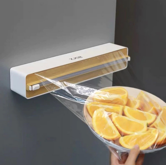 Cortador de Filme Plástico e Alumínio | Dispenser Manual para Praticidade e Organização | Cozinha Casa Trezz