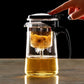 Bule Chaleira de Vidro com Infusor Aço Inox Casa Trezz