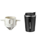 Conjunto Filtro e Caneca ou Copo Térmico em Aço Inox | Café e Chá com Casa Trezz