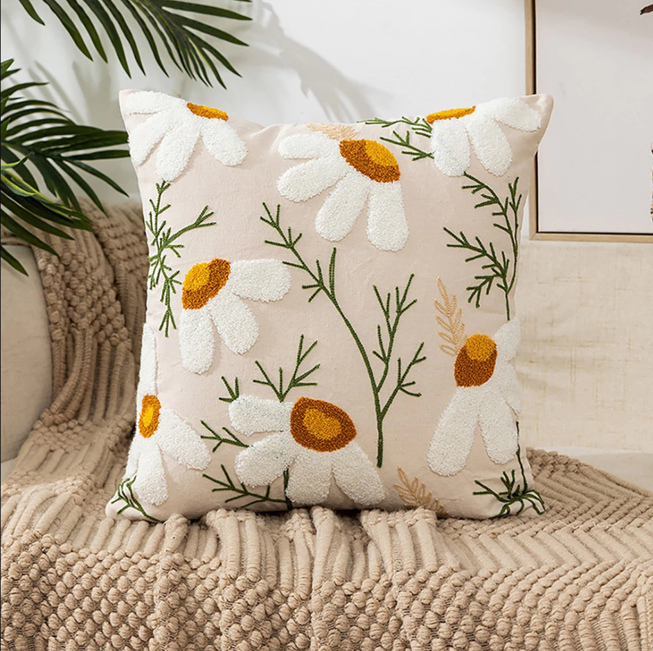 Capa de Almofada Decorativa 45x45cm | Toque Macio e Zíper Escondido | Casa Trezz