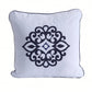 Cobre Leito Queen Marrocos 180 Fios Azul | Kit 7 Peças em Percal | Elegância e Conforto Casa Trezz