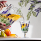 Jarra de Cristal 1,3L e 6 Taças | Design Lavanda Pintado à Mão | Casa Trezz