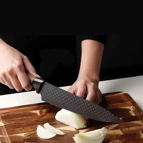 Faqueiro 6 peças Getit Well em aço inox antiaderente para cozinha e churrasco