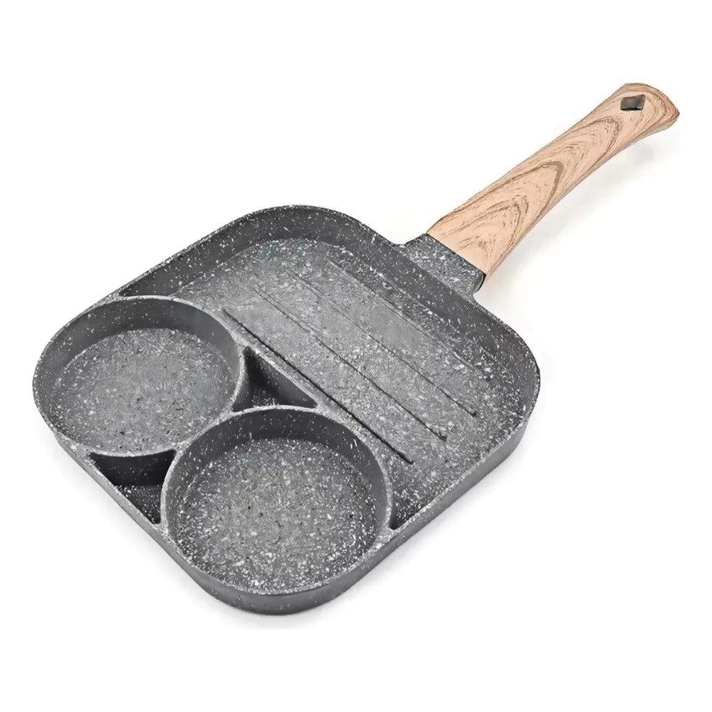 Panela Multifuncional Pedra Maifan Antiaderente Casa Trezz